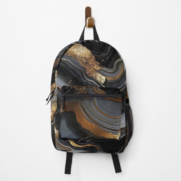Item preview, Modern Black and Gold Agate designed and sold by WatercolorLane.