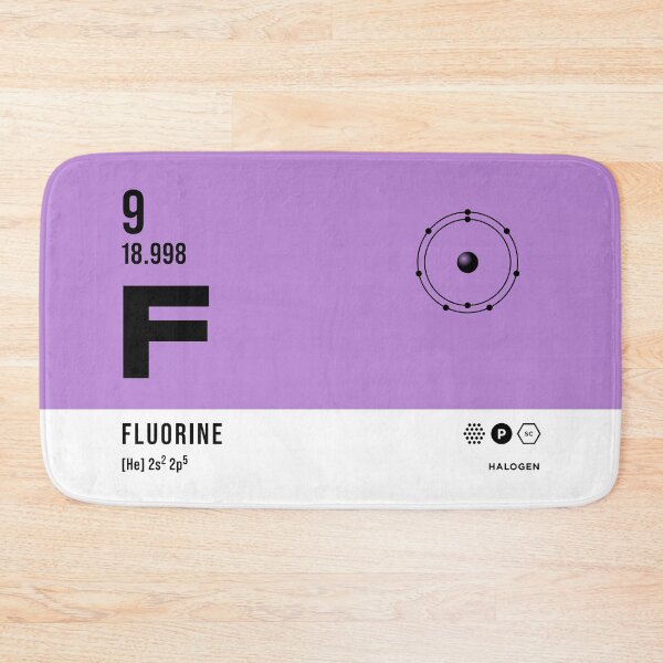 Item preview, 9 Fluorine Periodic Table Element Light designed and sold by VoodooCircus.
