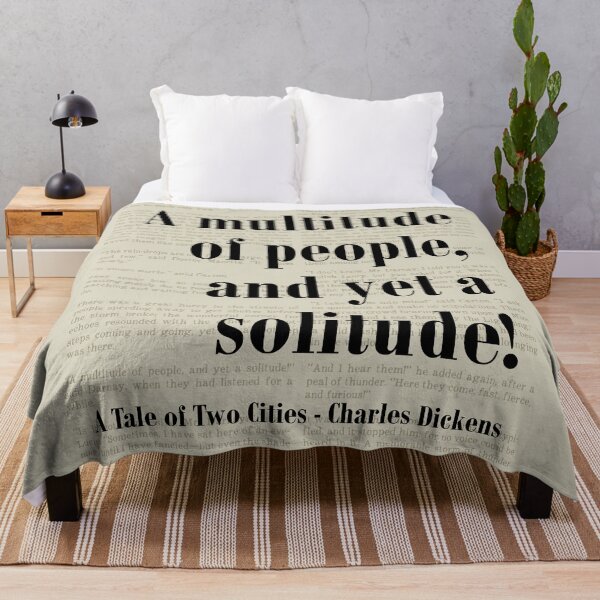 Item preview, Yet a Solitude! Tale of Two Cities Dickens Quote designed and sold by kakarikihill.