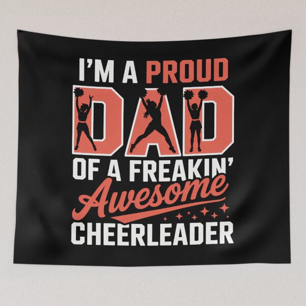Item preview, Cheer Cheerleading Dad Fathers Day Joke Funny designed and sold by tearbytea.
