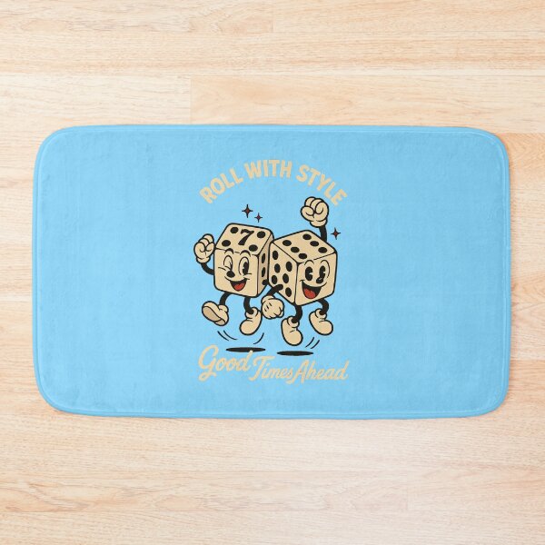 Item preview, Lucky Dice Duo – Playful Retro Casino Cartoon designed and sold by HoopeStylee.