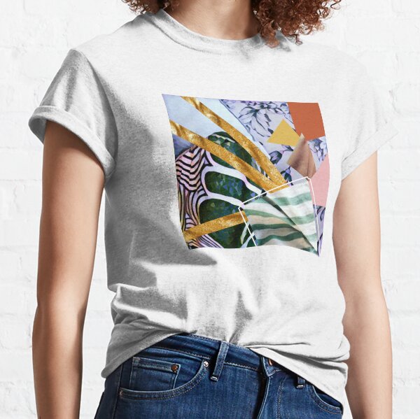 Digital collage, digital art, geometric, Classic T-Shirt