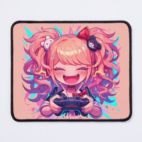 Item preview, Junko Enoshima Energetic Gaming Mayhem Danganronpa Game Anime designed and sold by mildaclairmo.