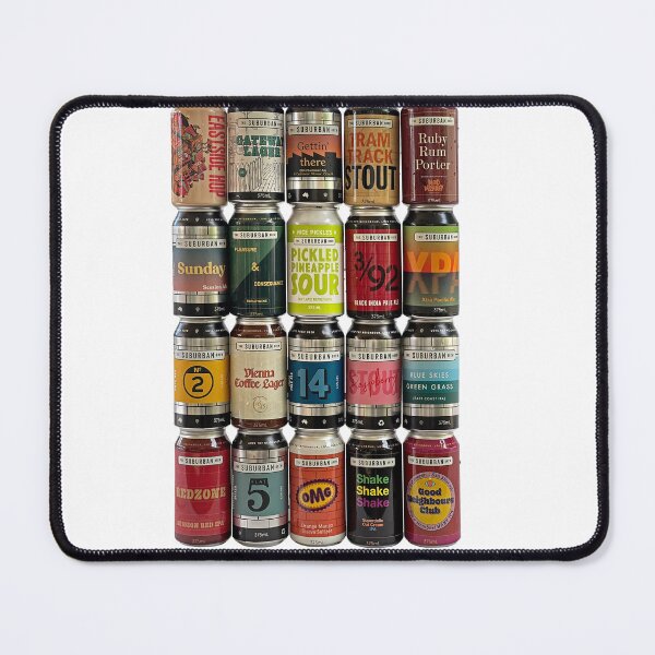 Item preview, The Suburban beer cans 2024 designed and sold by Desmondando.