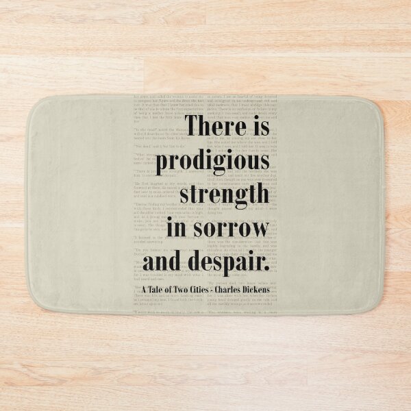 Item preview, Prodigous Strength Tale of Two Cities Dickens Quote designed and sold by kakarikihill.
