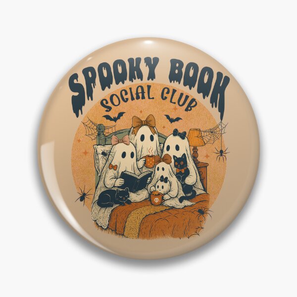 Item preview, Spooky Book Social Club designed and sold by EmeraldSunInspo.