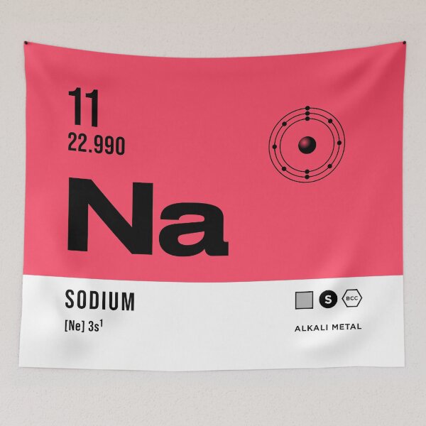 Item preview, 11 Sodium Periodic Table Element Light designed and sold by VoodooCircus.