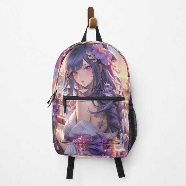 Item preview, Raiden Shogun Genshin Impact Anime Bikini Beach Sunset designed and sold by mildaclairmo.
