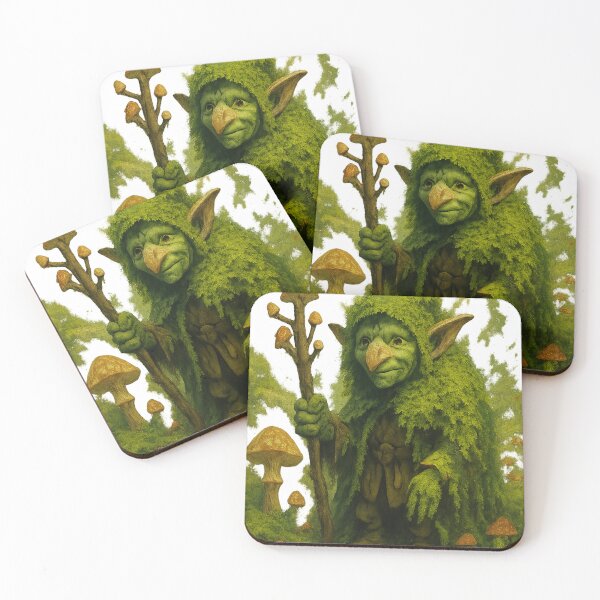 Item preview, Goblincore Forest Guardian – Earthy Mushroom Spirit in Painterly Fantasy Style designed and sold by TONSNAP.