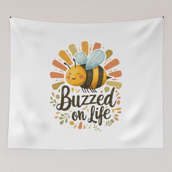 Item preview, Buzzed on Life Bee designed and sold by Boddicca.
