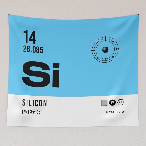 Item preview, 14 Silicon Periodic Table Element Light designed and sold by VoodooCircus.