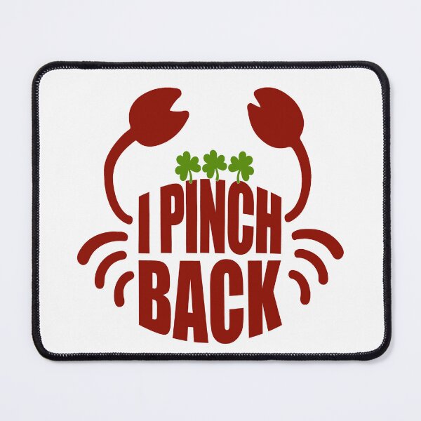Item preview, I Pinch Back Funny Red Crab St Patrick’s designed and sold by SandyMDesigns.