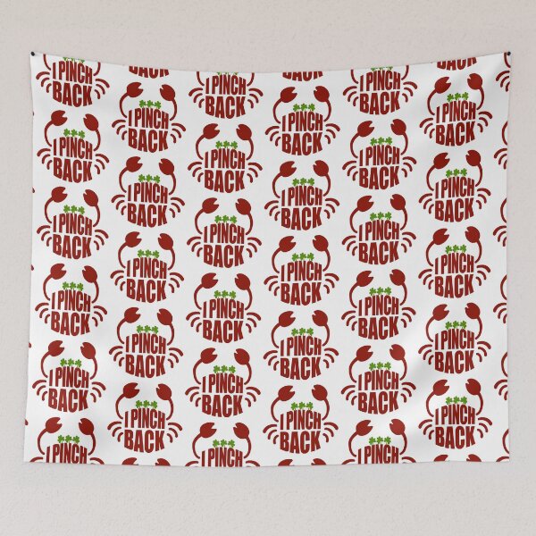 Item preview, I Pinch Back Funny Red Crab St Patrick’s designed and sold by SandyMDesigns.