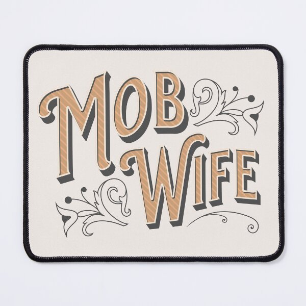 Item preview,  Girly Mob Wife Vintage Typography Peach Pink designed and sold by TackyTime.
