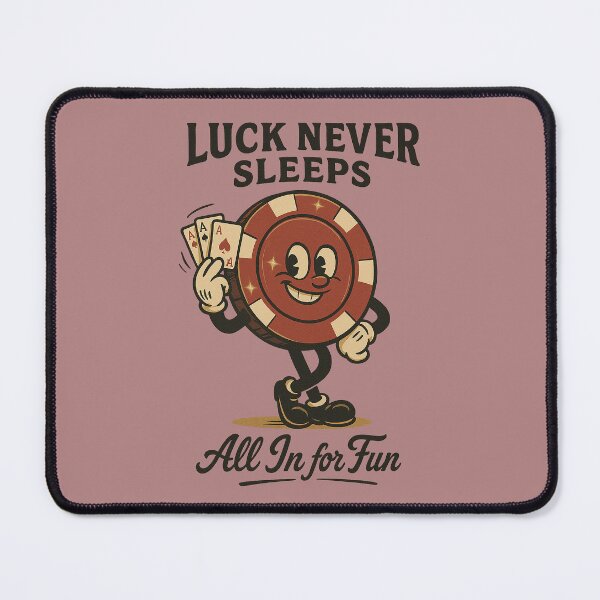 Item preview, Chipper Champ – Vintage Lucky Poker Chip Cartoon designed and sold by HoopeStylee.