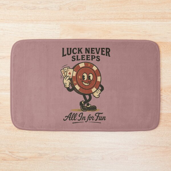Item preview, Chipper Champ – Vintage Lucky Poker Chip Cartoon designed and sold by HoopeStylee.