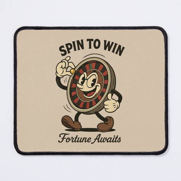Item preview, Rolly Roulette – Vintage Spinning Casino Cartoon designed and sold by HoopeStylee.