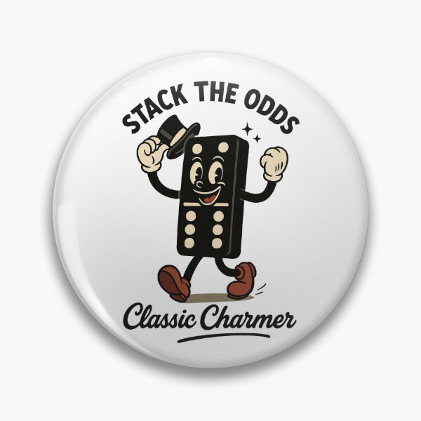 Item preview, Domino Duke – Playful Vintage Domino Cartoon designed and sold by HoopeStylee.