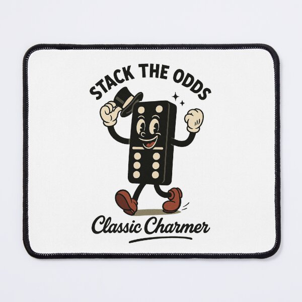 Item preview, Domino Duke – Playful Vintage Domino Cartoon designed and sold by HoopeStylee.