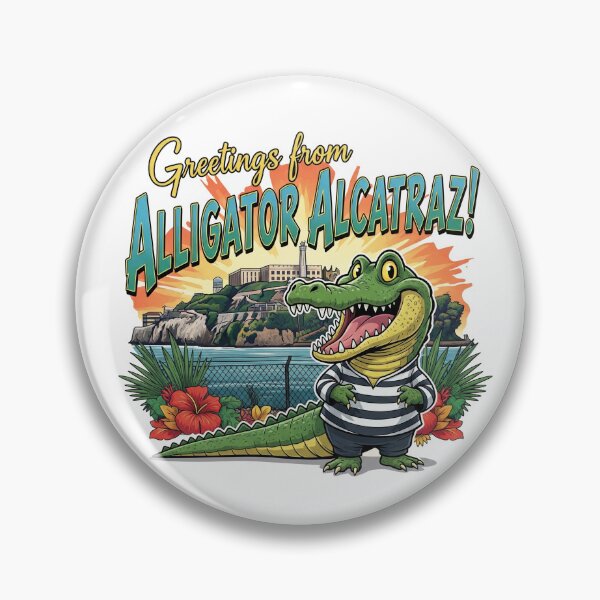 Item preview, Greetings from Alligator Alcatraz designed and sold by LightningJelly.