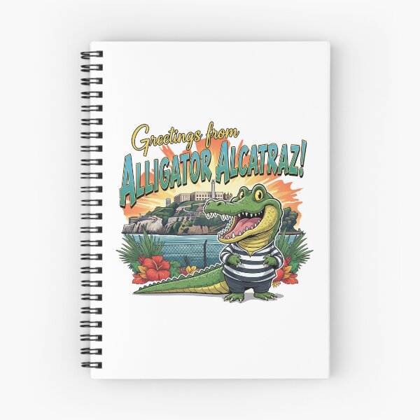 Item preview, Greetings from Alligator Alcatraz designed and sold by LightningJelly.