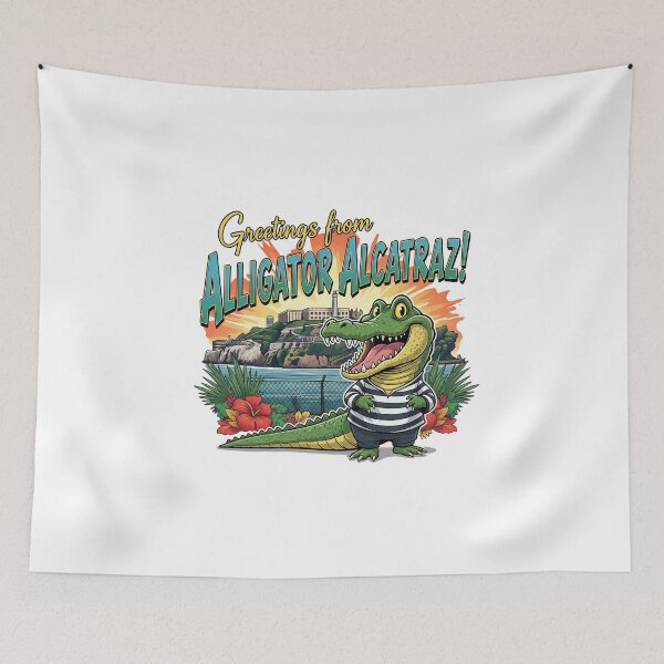 Item preview, Greetings from Alligator Alcatraz designed and sold by LightningJelly.