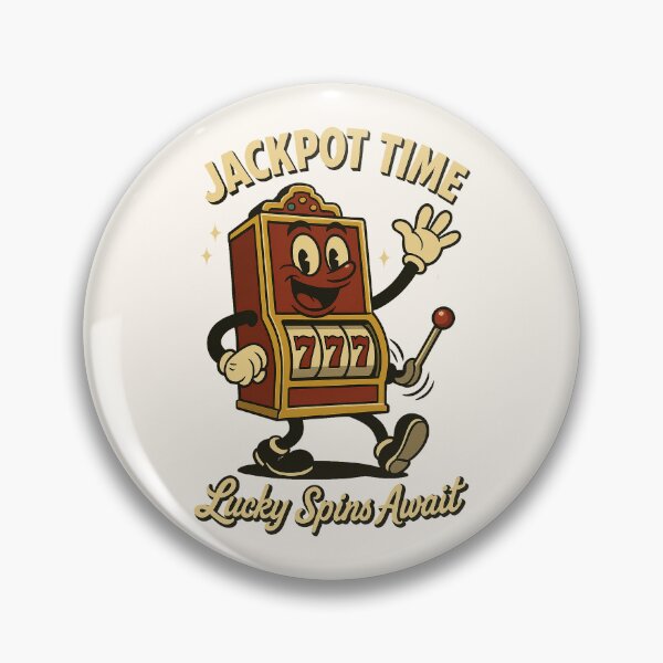 Artikelvorschau, Jackpot Jolly – Vintage Lucky Slot Machine Cartoon entworfen und verkauft von HoopeStylee.