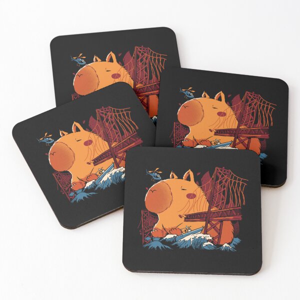 Item preview, Capybara Attack by Tobe Fonseca designed and sold by Tobe Fonseca®.