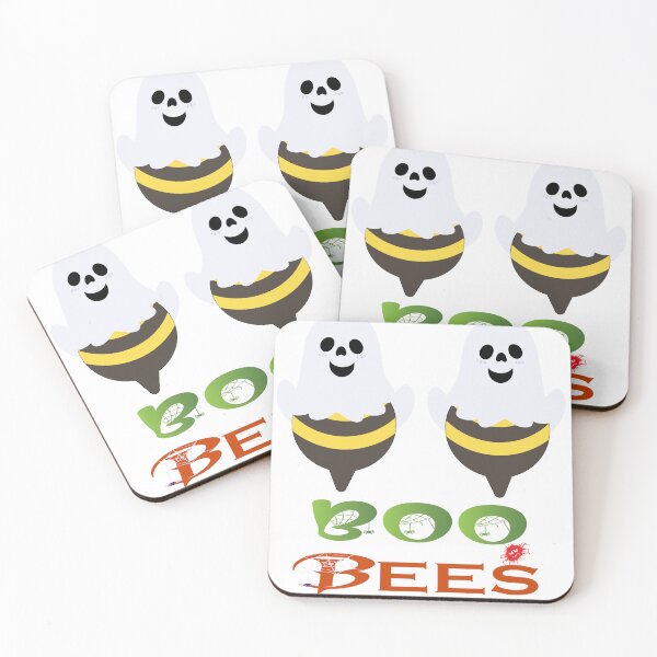 Item preview, Ghost Bees That Say Boo Funny Halloween Pun designed and sold by SandyMDesigns.