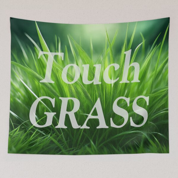 Item preview, Touch Grass - Funny Gen Alpha Slangs designed and sold by Sharetogether.