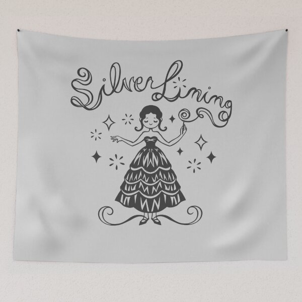 Item preview, Silver Lining Gray designed and sold by mellocat.