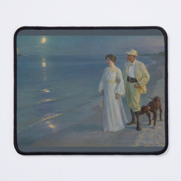 Item preview, Summer Evening at Skagen Beach – The Artist and his Wife by Peder Severin Krøyer designed and sold by Amanda1775.