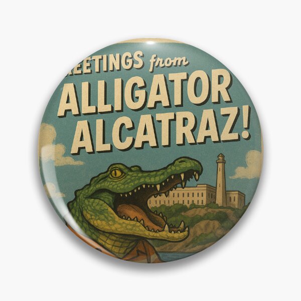 Item preview, Greetings from Alligator Alcatraz designed and sold by LightningJelly.