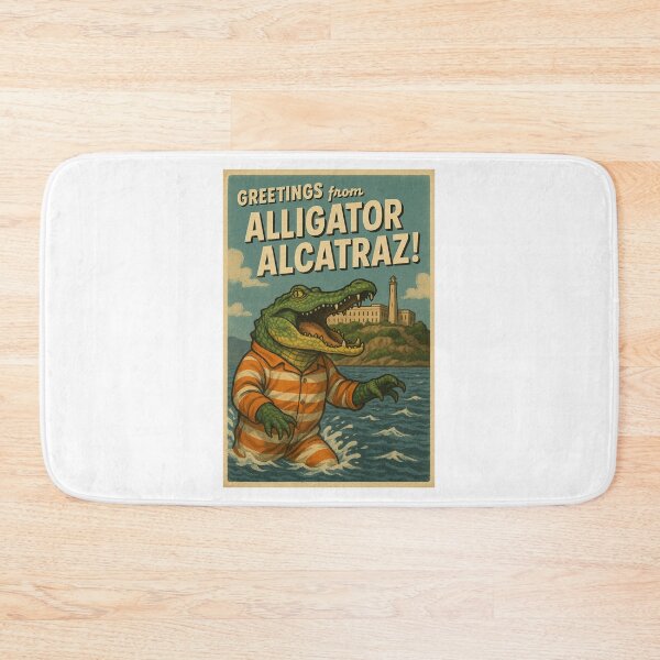 Item preview, Greetings from Alligator Alcatraz designed and sold by LightningJelly.