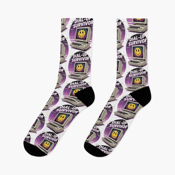 Item preview, Dial-Up Survivor – Nostalgic Technology for 90s Kids designed and sold by Mahilis.