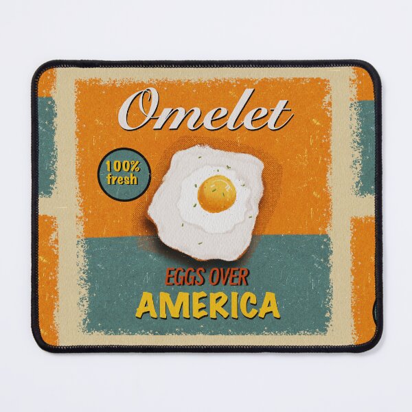 Item preview, Vintage Omelet Art – Patriotic Breakfast Print designed and sold by Pragatee.