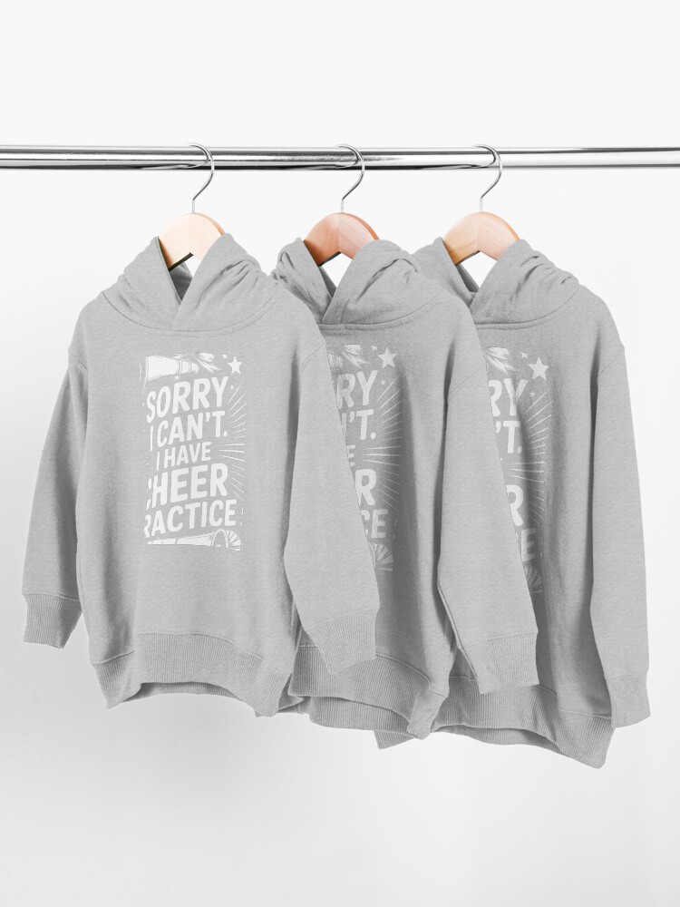 Thumbnail 3 of 5, Toddler Pullover Hoodie, Cheer Lovers Funny Cheering Cheerleading designed and sold by Sea4Adventures.