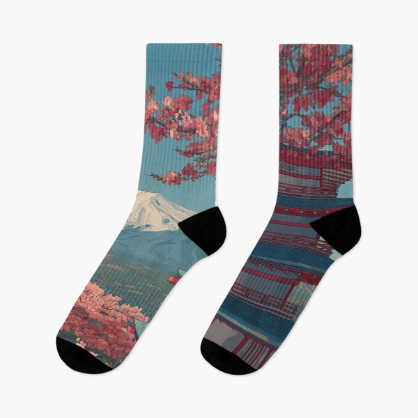 Item preview, Mount Fuji Behind Pagoda designed and sold by Rtymer.