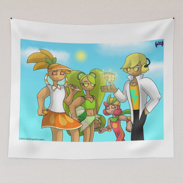Aperçu de l'œuvre L'équipe Citrus (Cookie Run) créée et vendue par DarkDragonDeception - Claudia.
