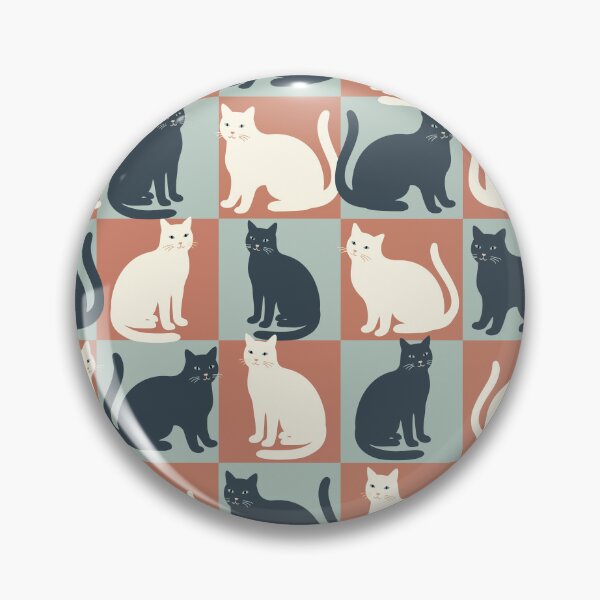 Item preview, Cats in squares - Pattern designed and sold by ByGio.