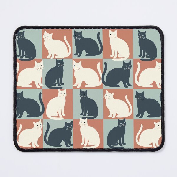 Item preview, Cats in squares - Pattern designed and sold by ByGio.