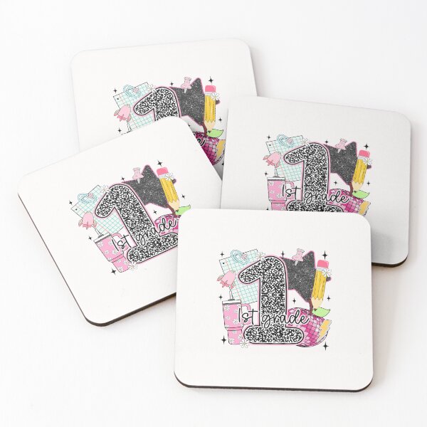 Item preview, 1st Grade Glitter Notebook Aesthetic Back to School Girl designed and sold by facegm.