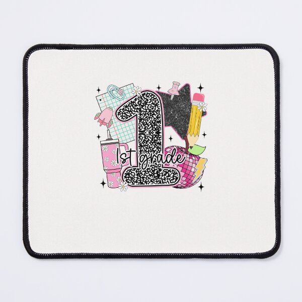 Item preview, 1st Grade Glitter Notebook Aesthetic Back to School Girl designed and sold by facegm.