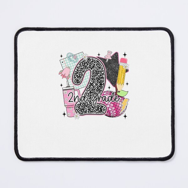 Item preview, 2nd Grade Glitter Notebook Aesthetic Back to School Girl designed and sold by facegm.