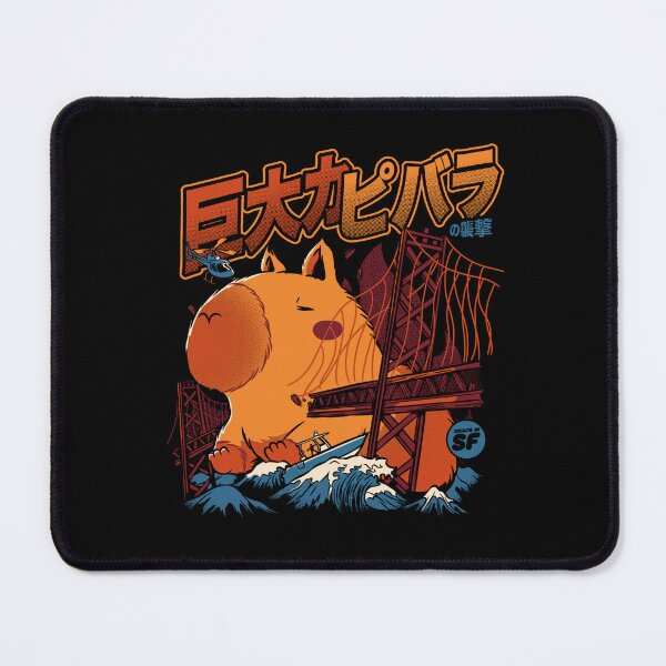 Item preview, Capybara Monster Attack by Tobe Fonseca designed and sold by Tobe Fonseca®.