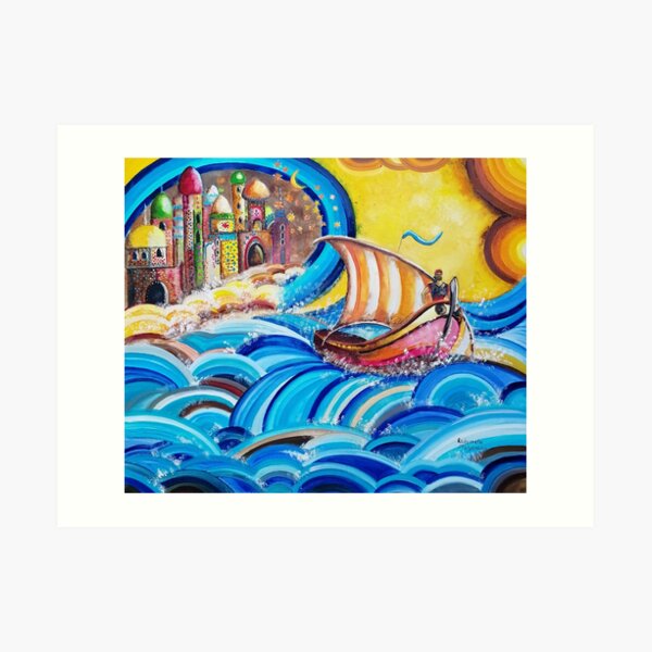 Sinbad, the legend of the seven seas Art Print