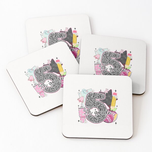 Item preview, 5th Grade Glitter Notebook Aesthetic Back to School Girl designed and sold by facegm.