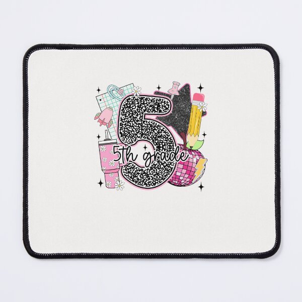 Item preview, 5th Grade Glitter Notebook Aesthetic Back to School Girl designed and sold by facegm.