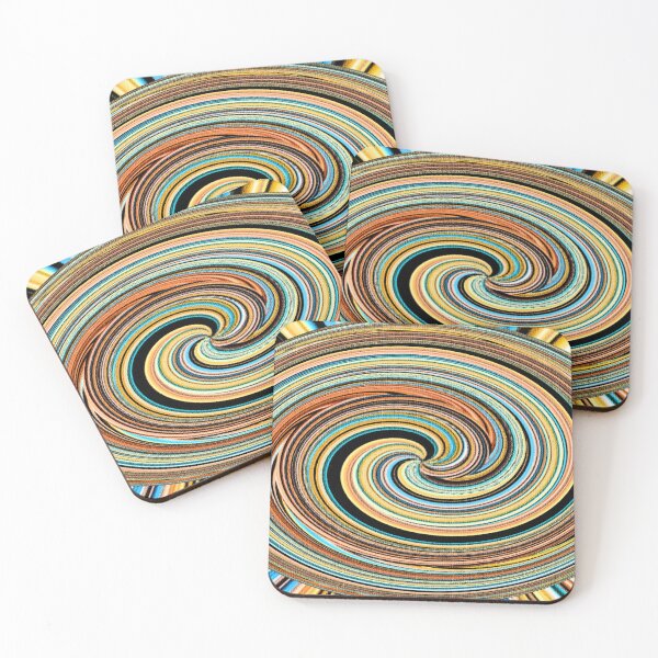 Item preview, Abstracción ovalada de color Multa Twist designed and sold by Tom Janca.