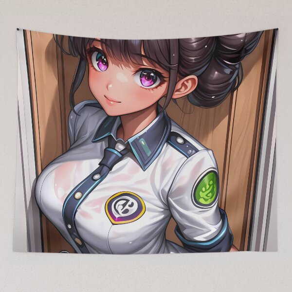 Item preview, Aoi Asahina Danganronpa Anime Wet Look Bathroom Portrait designed and sold by juniorcastros.